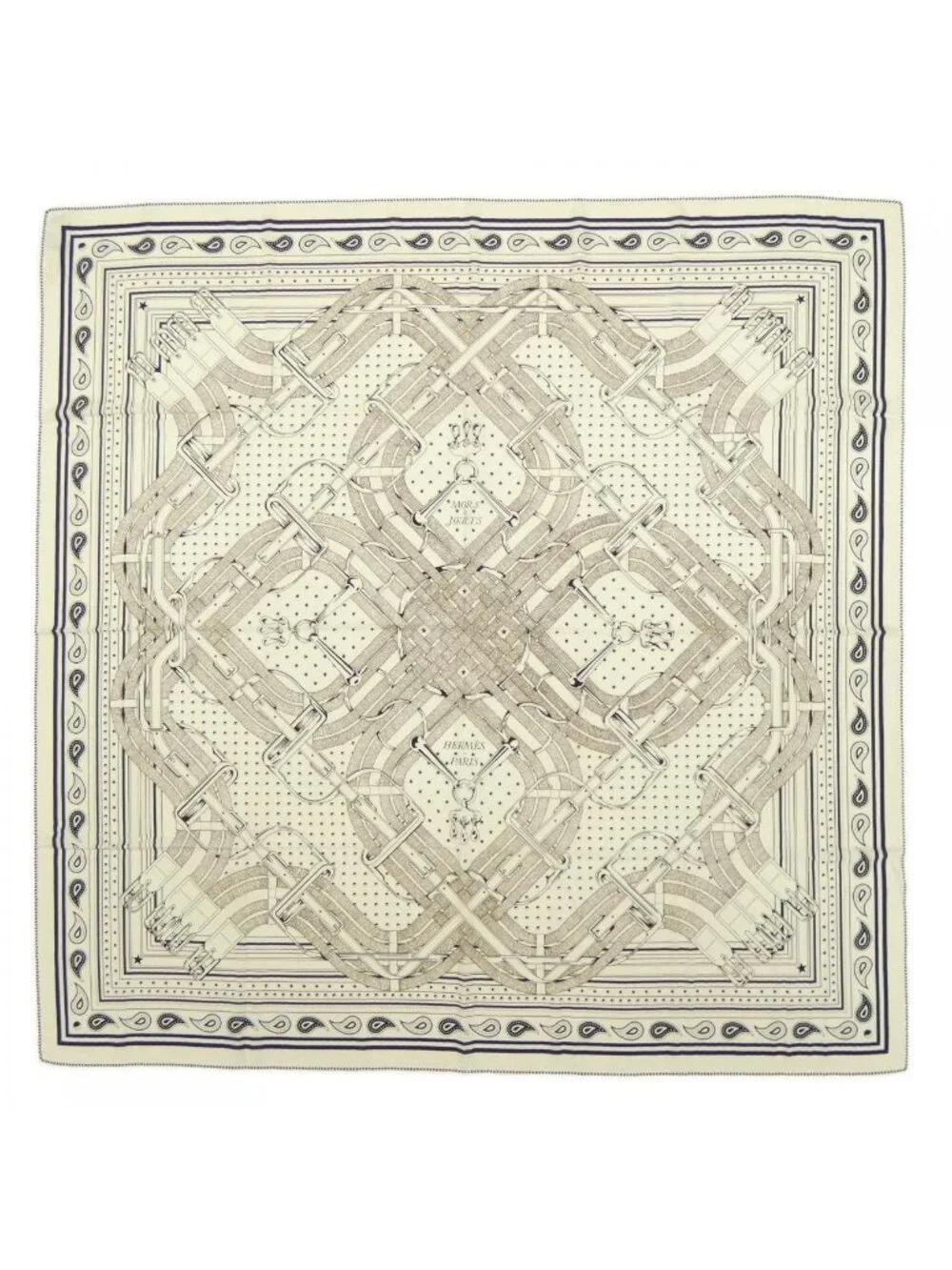 Hermes Mors a Jouets Bandana Carre Geant 140 Shawl Scarf